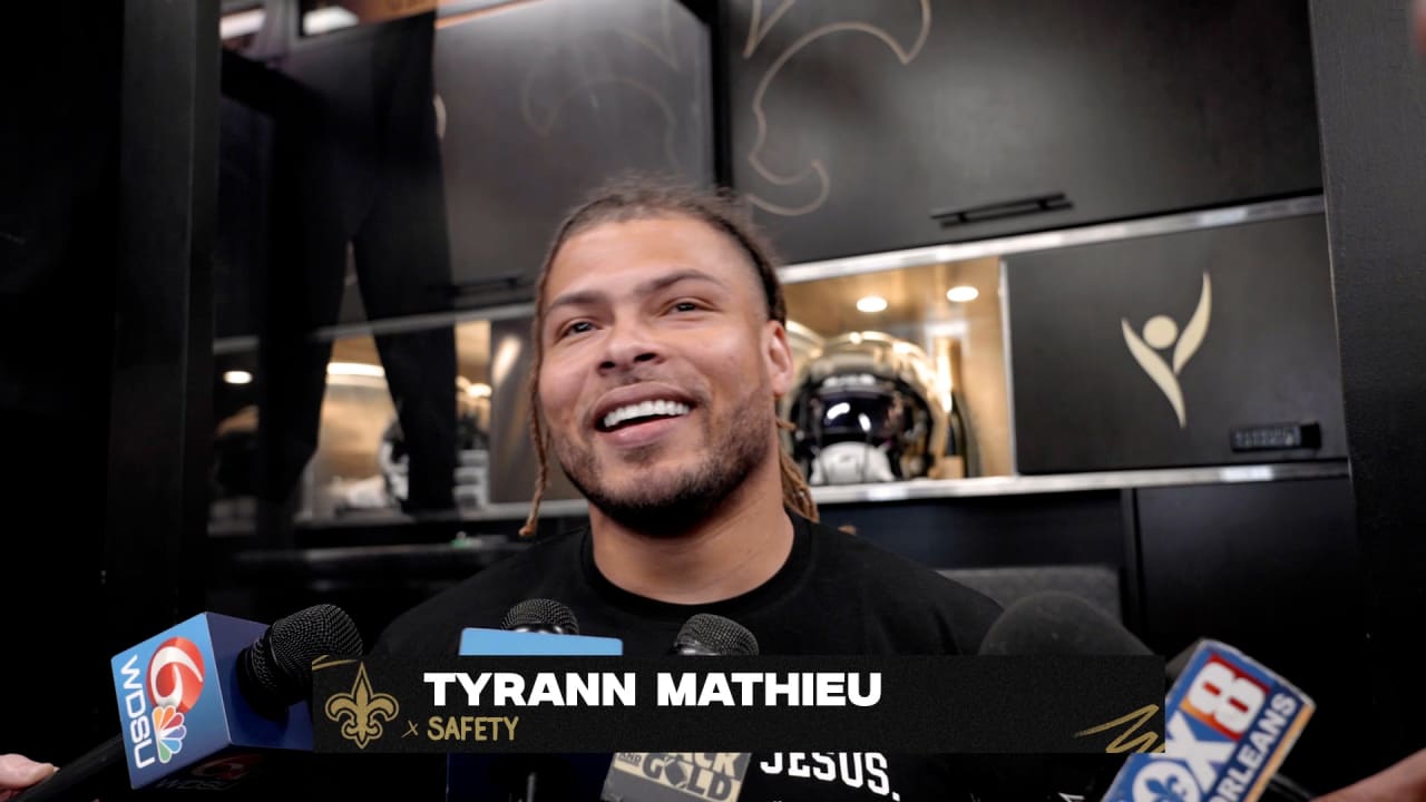 Tyrann Mathieu Talks Defensive Line, Demario Davis' Fumble Return 1/3/2024