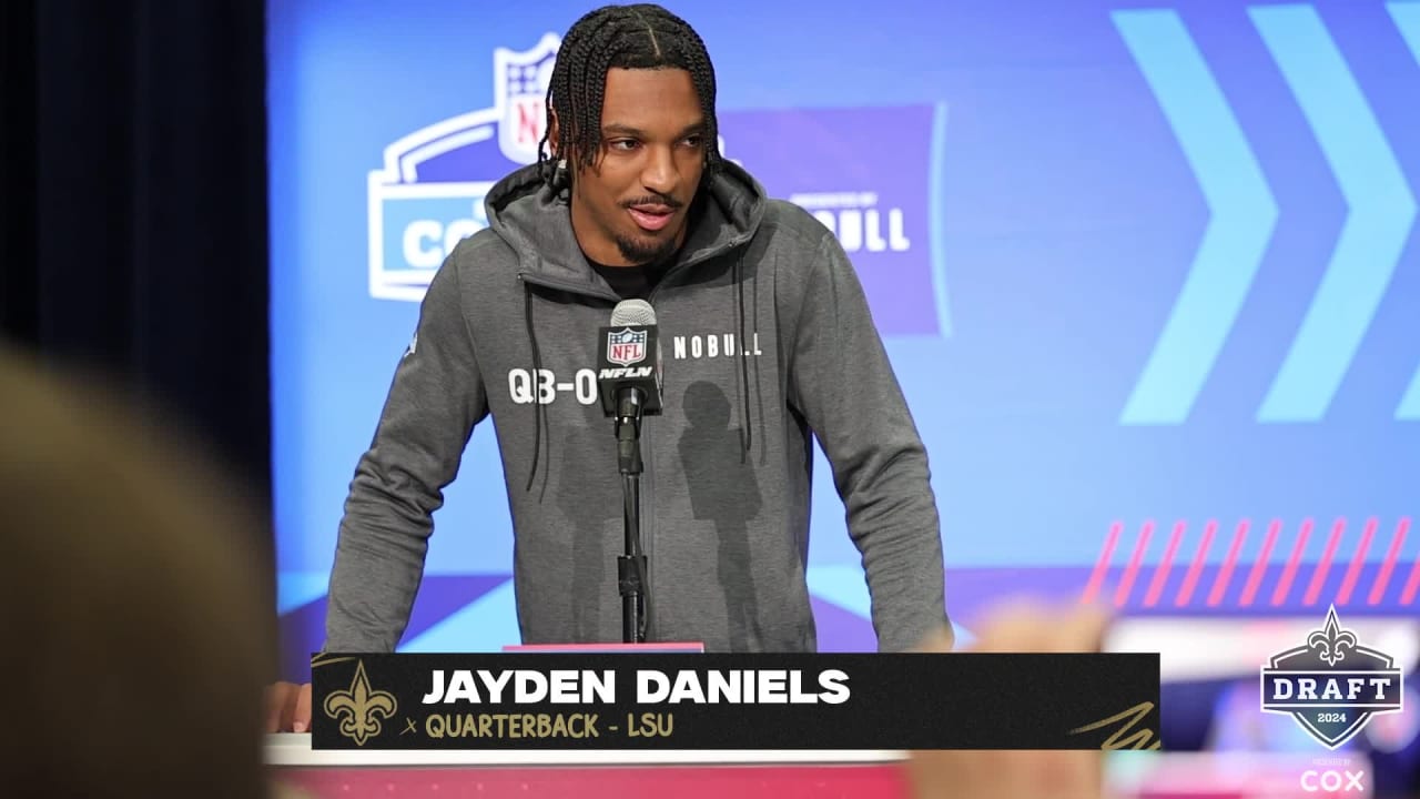 LSU QB Jayden Daniels interview 2025 NFL Scouting Combine