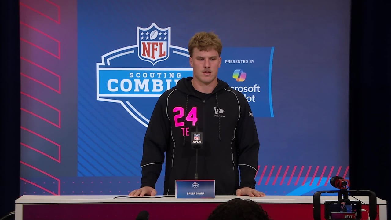 Bauer Sharp interview | 2026 NFL Scouting Combine