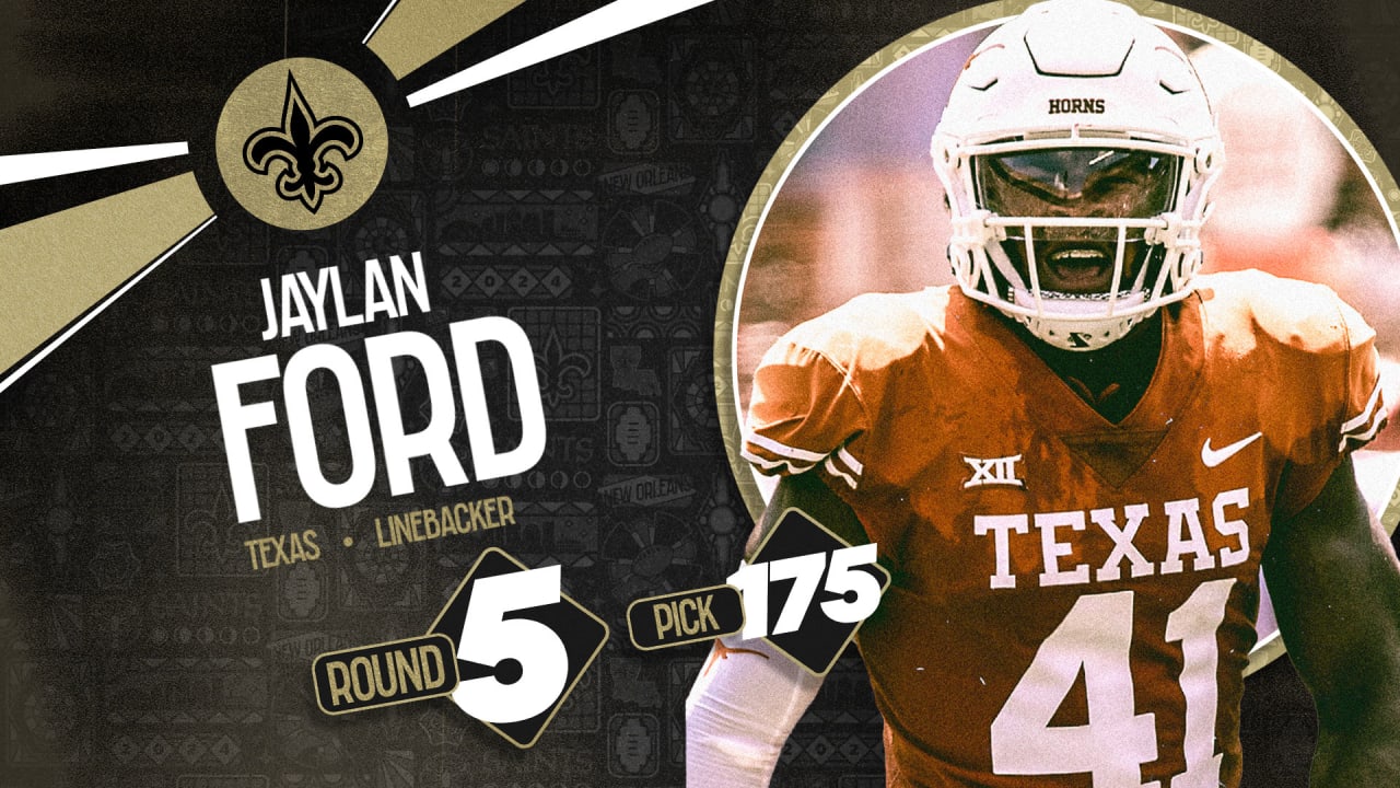 2024 NFL Draft: LB Jaylan Ford, Texas, Round 5, Pick 175 to New