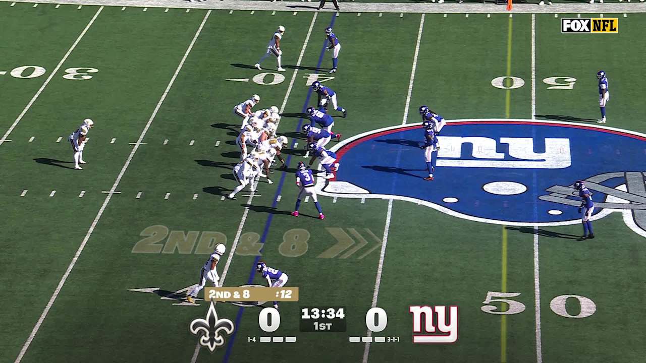 C.J. Donaldson's first carry of game goes for 11-yard gain into Giants ...