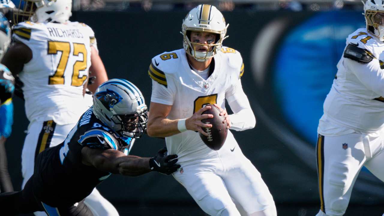 Tyler Shough's best throws from 282-yard, 2-TD game vs. Panthers