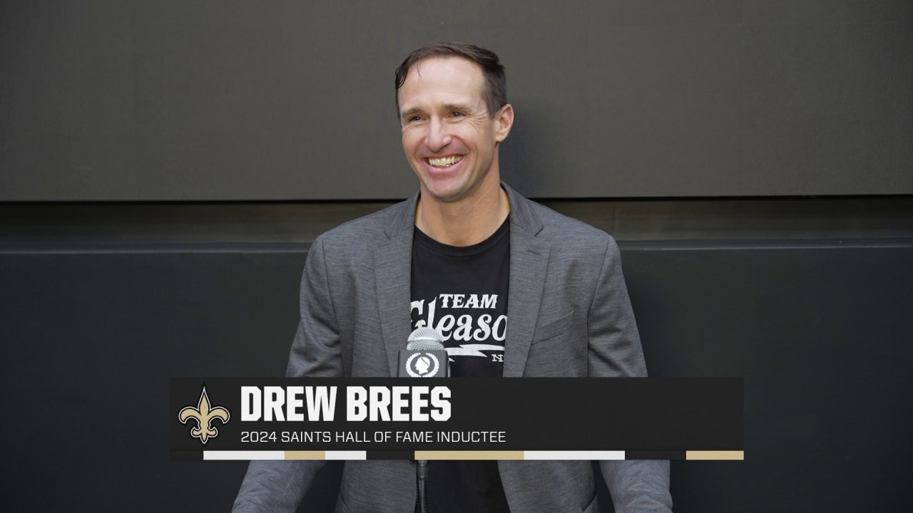 Drew Brees' Saints Hall Of Fame Announcement Speech