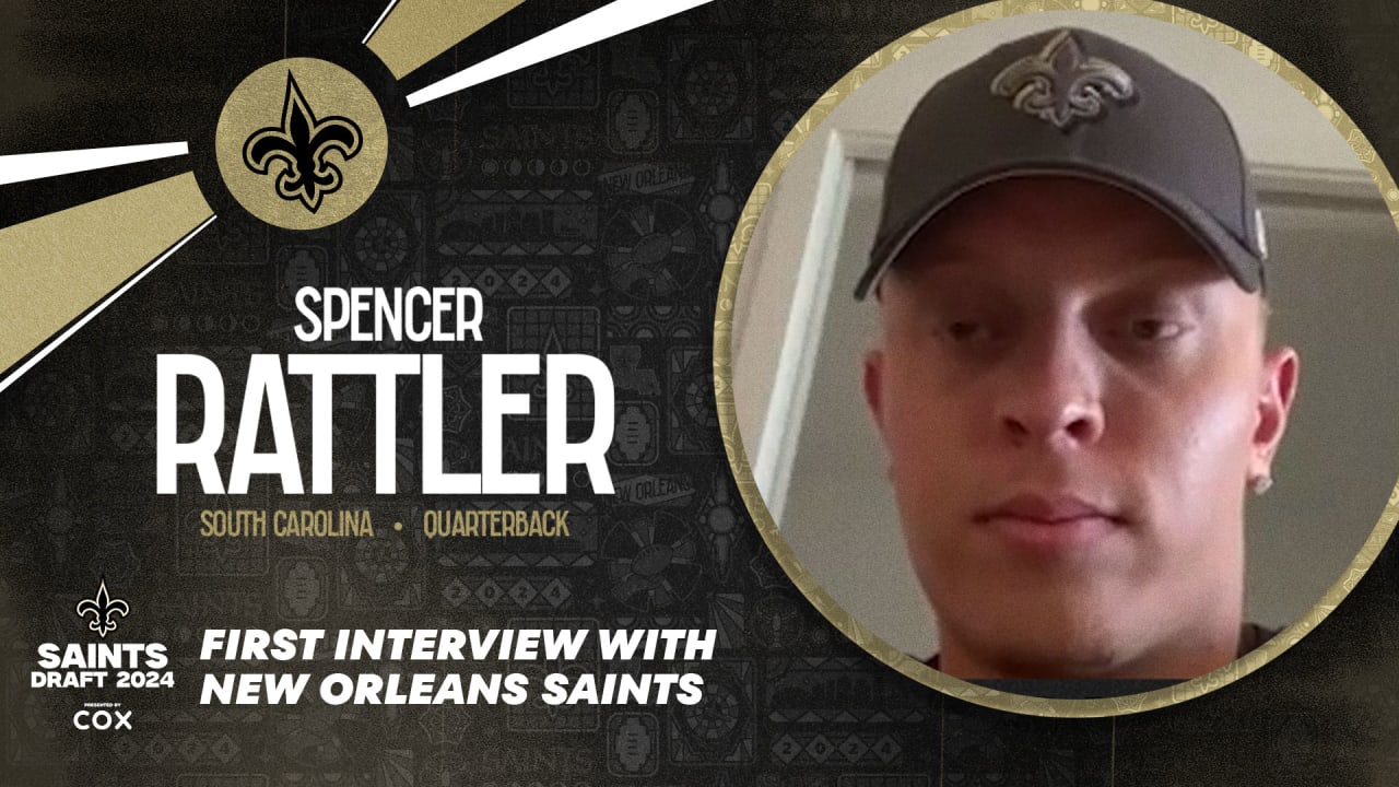 2024 NFL Draft Spencer Rattler's first interview with New Orleans Saints