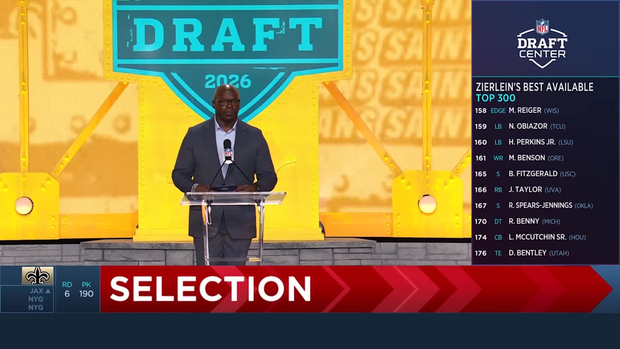 Barion Brown Drafted No. 190 overall by Saints | 2026 NFL Draft