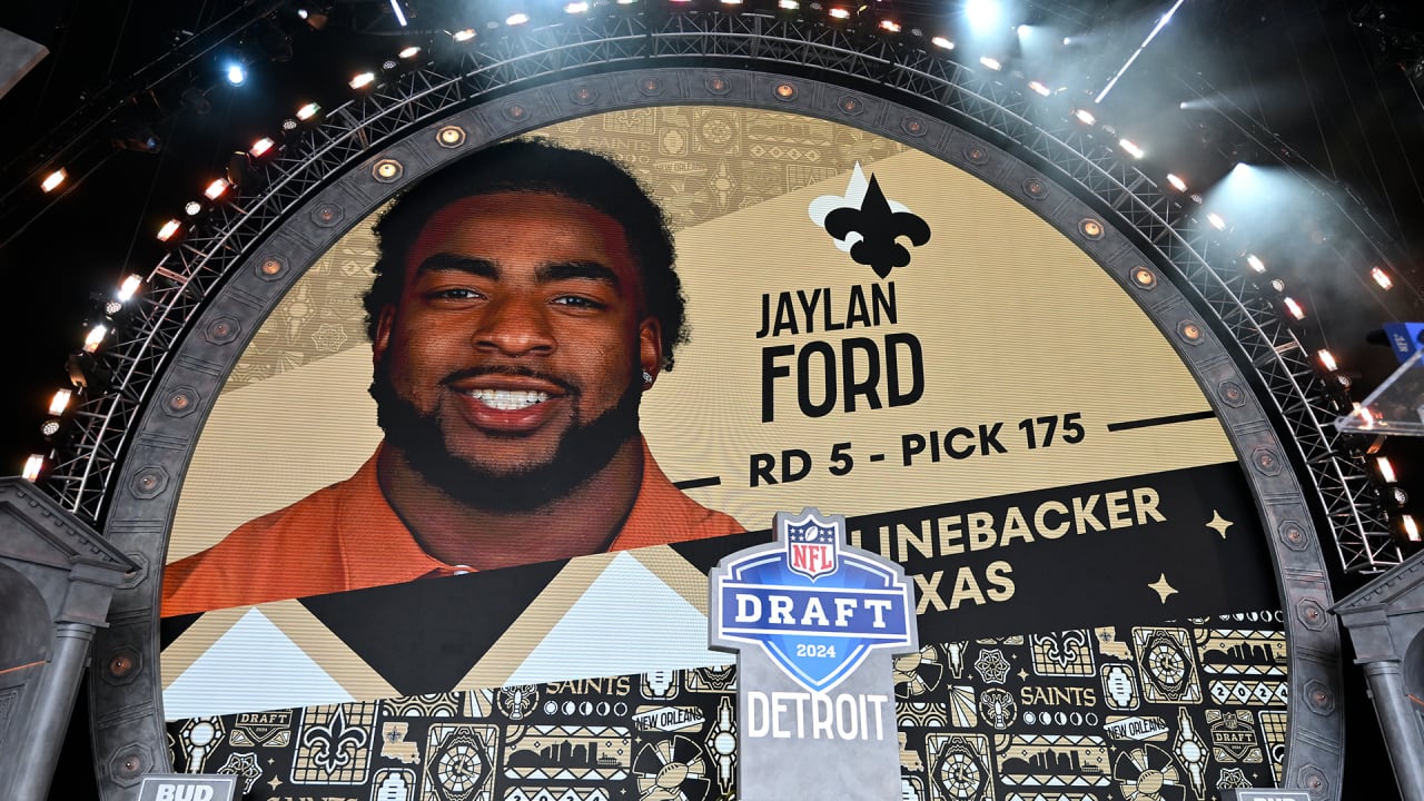 Saints pick LB Jaylan Ford 175th in the Round 5 | 2024 NFL Draft