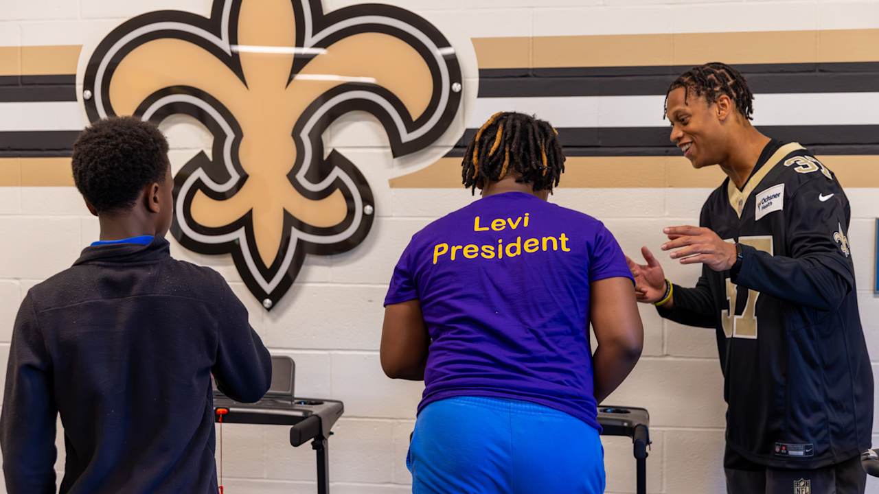 Photos: Saints, McDonald's unveil new Fit Zone at Lake