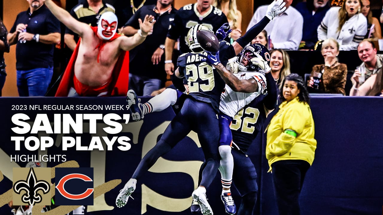 Week 9 Highlights Saints' Top Plays vs. Chicago Bears