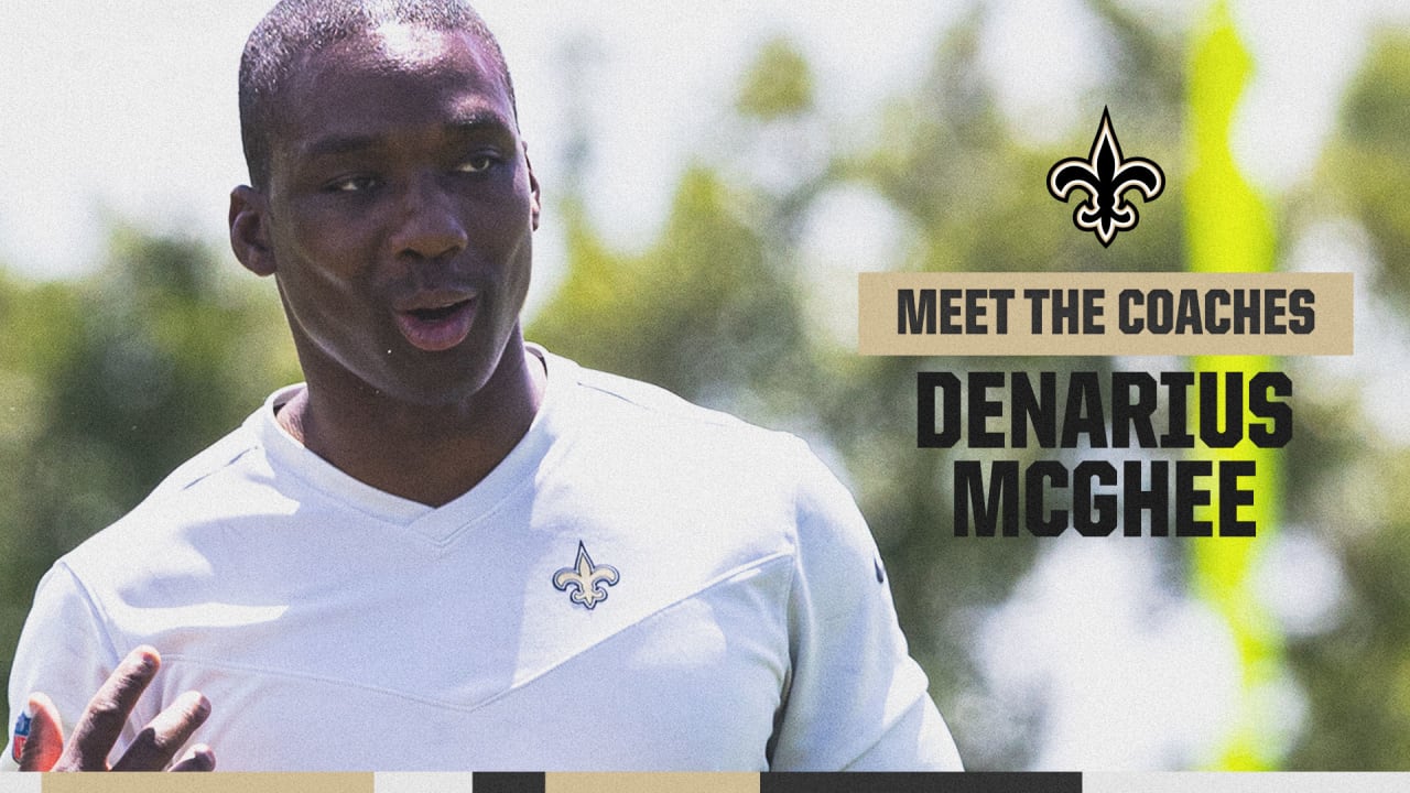 Meet the 2024 New Orleans Saints coaches: DeNarius McGhee