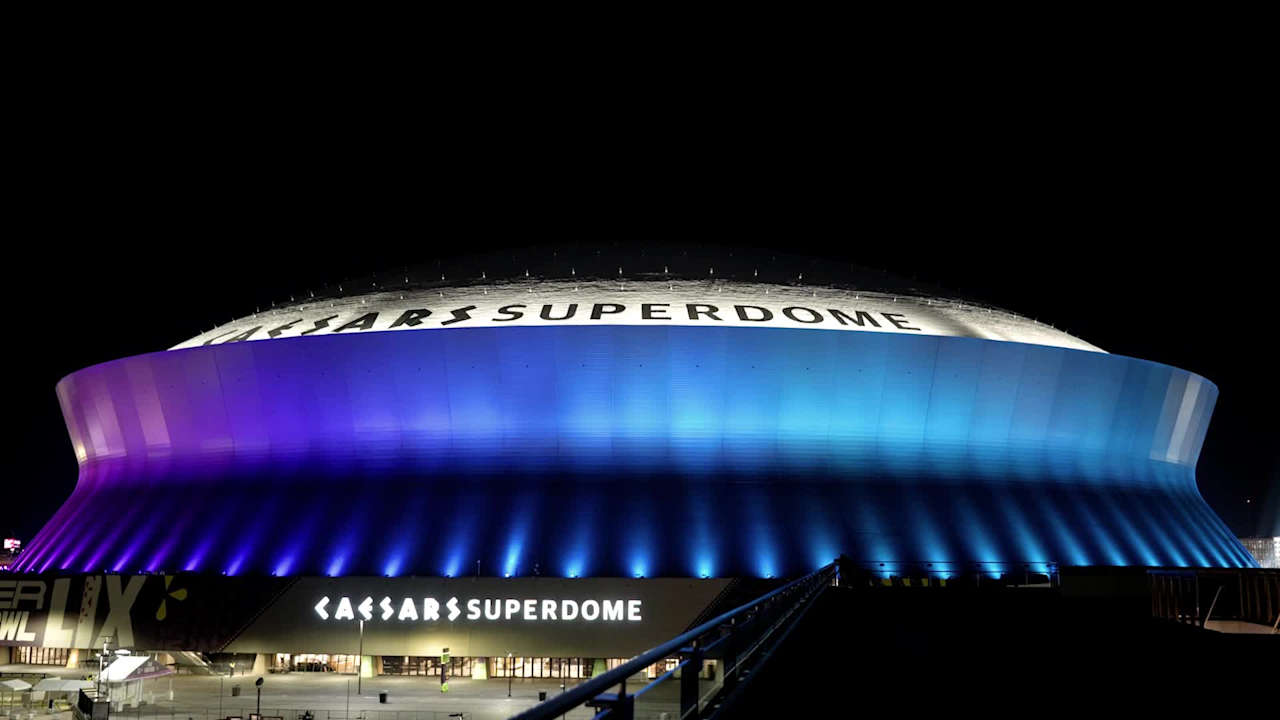 Recap: Super Bowl LIX Light Show at Caesars Superdome
