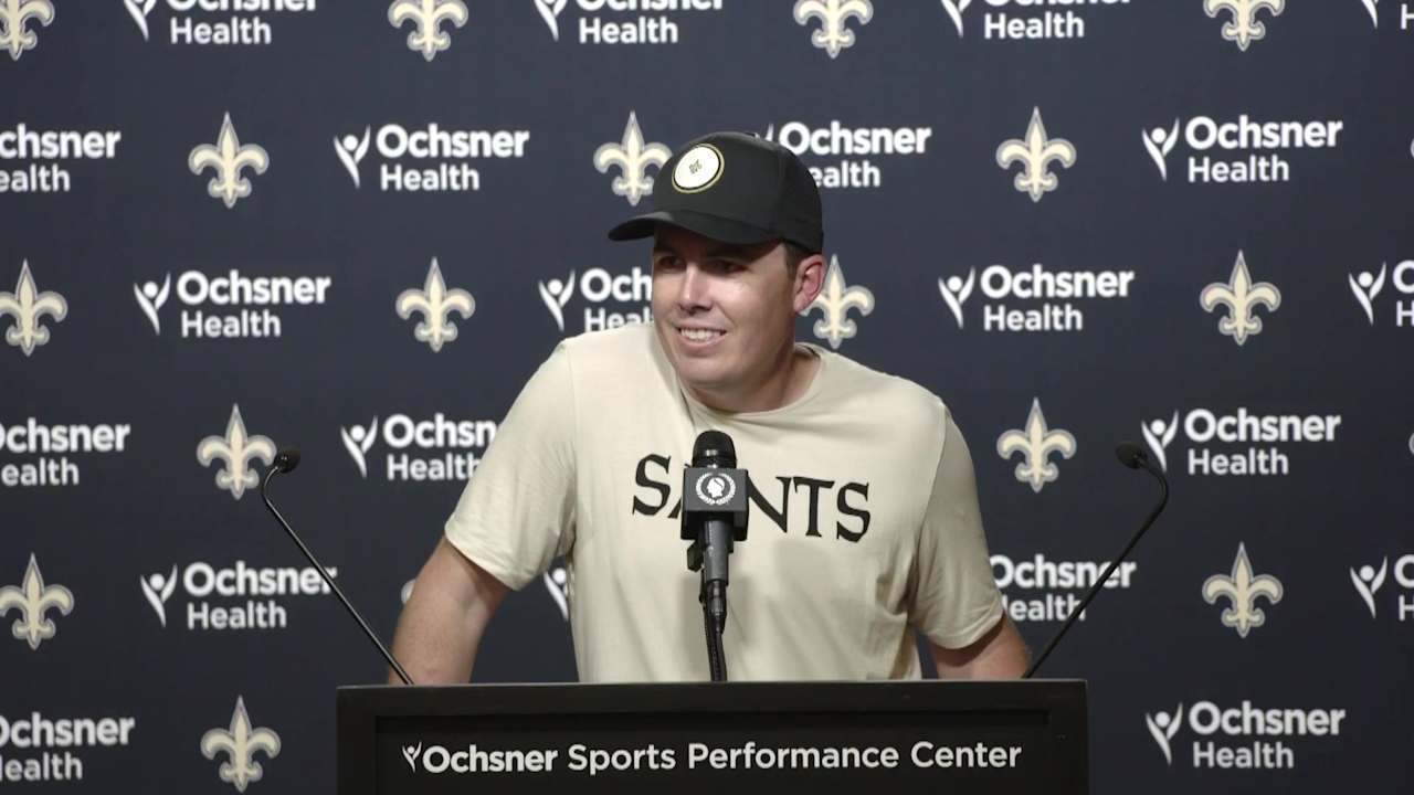 Kellen Moore on injury report, Giants defense | Saints vs. Giants 2026 ...
