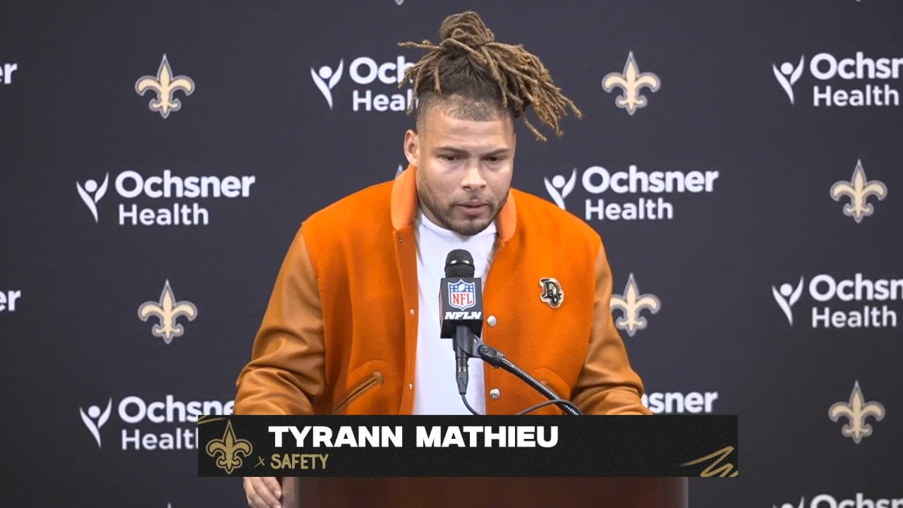 Saints S Tyrann Mathieu Talks 2 INTs Postgame At Falcons