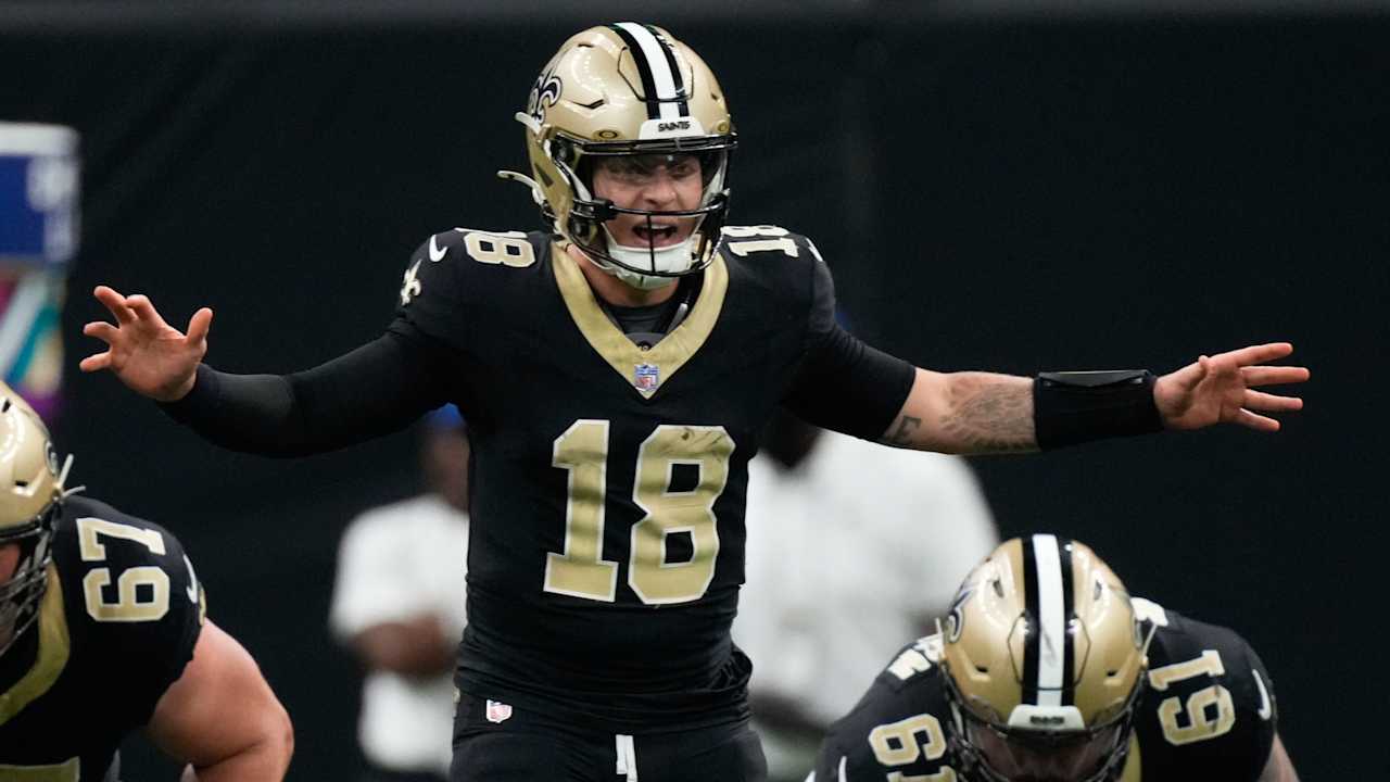 Saints quarterback Spencer Rattler hopes to apply the lessons learned in his first NFL start