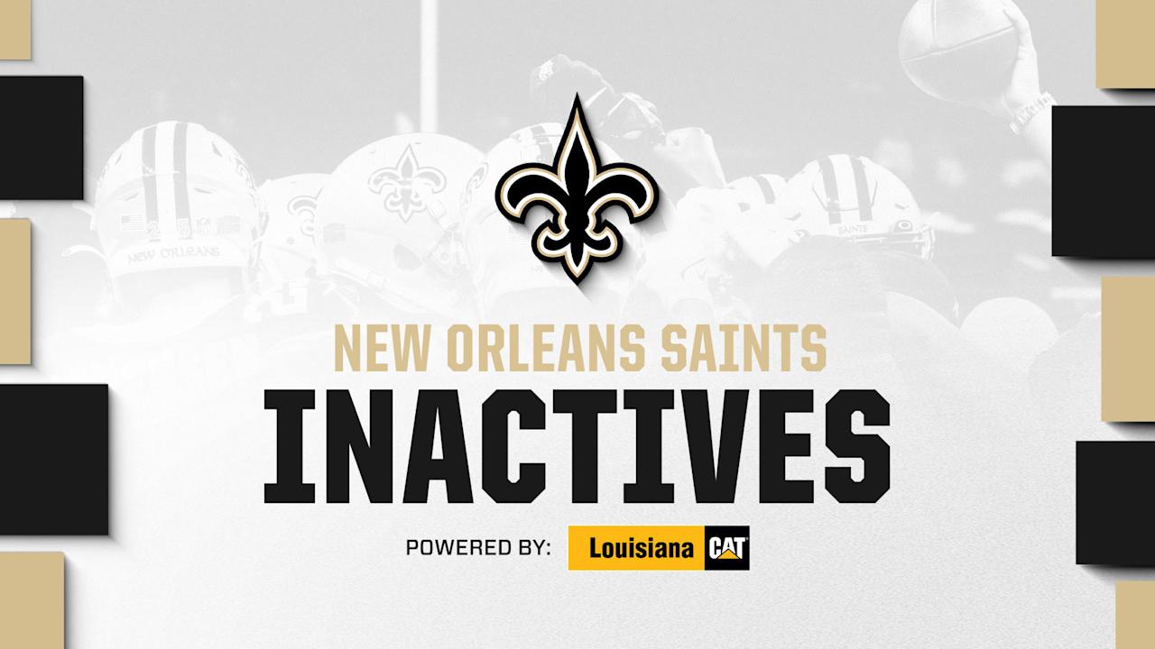 2024 NFL Week 5 Inactives Saints vs. Chiefs