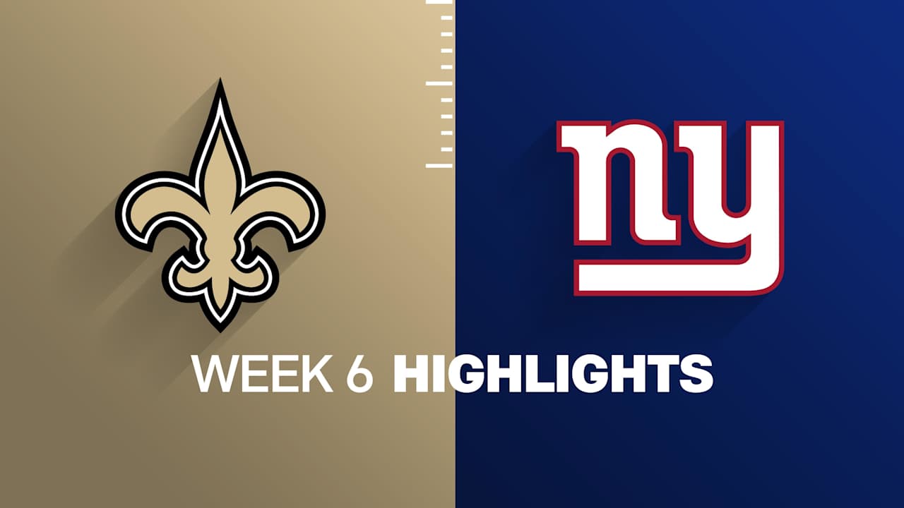 Giants vs. Saints Highlights | 2026 NFL Week 6