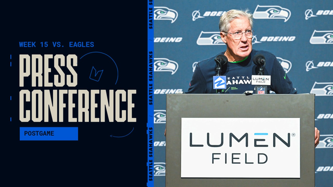 Seahawks vs. Eagles Postgame Press Conference Week 15