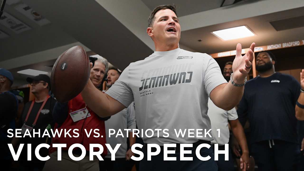 Head Coach Mike Macdonald Victory Speech: "That's Who We Are" | Seattle Seahawks
