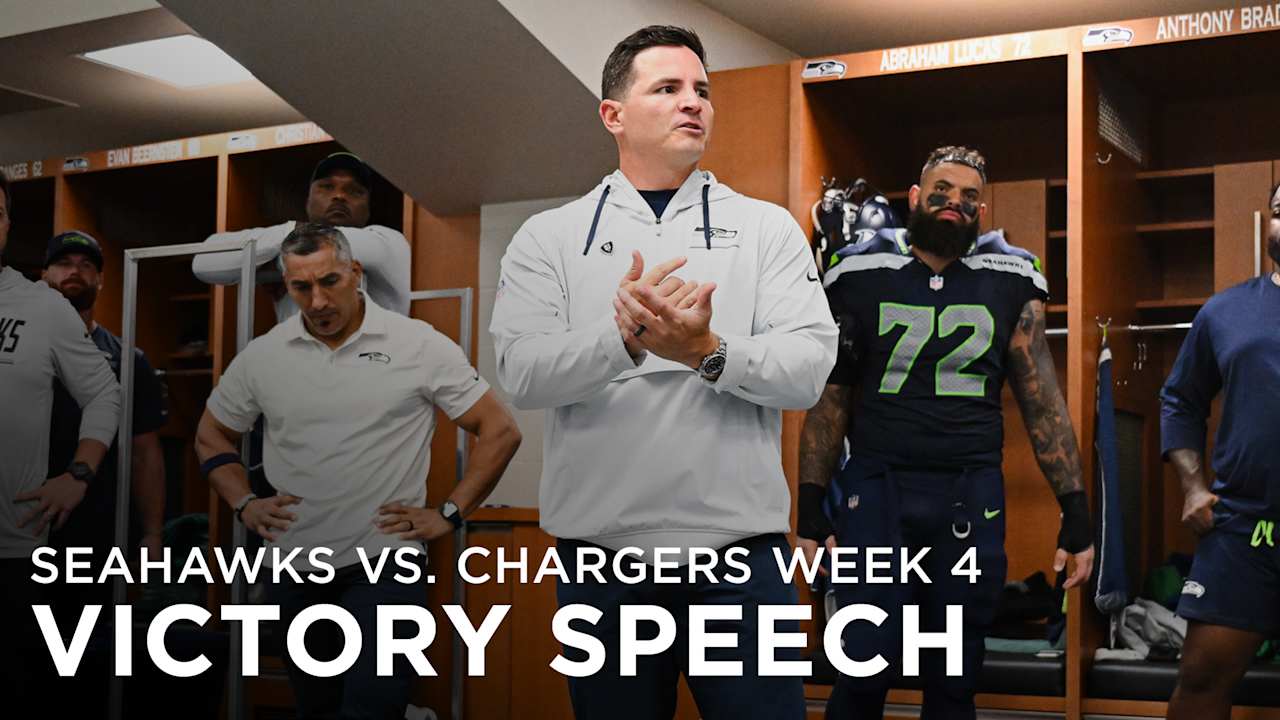 Head Coach Mike Macdonald's Victory Speech Following The Week 4 Win vs ...