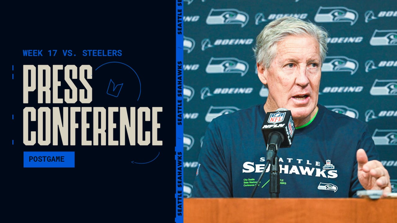 Seahawks Vs Steelers Postgame Press Conference Week 17 