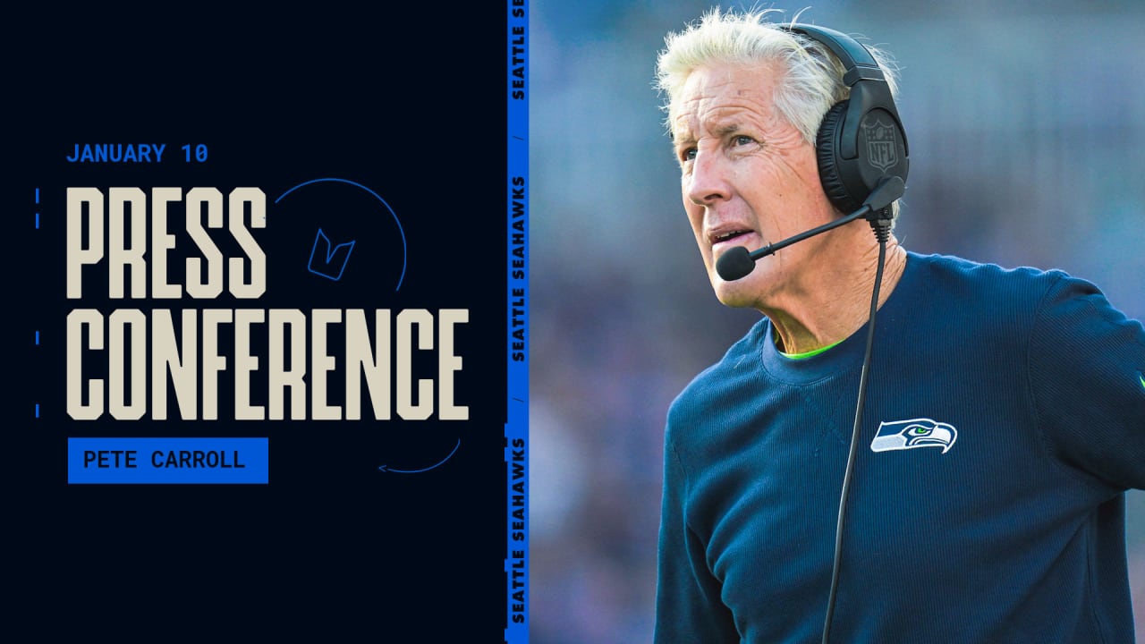Live Updates From Pete Carroll's January 10 Press Conference