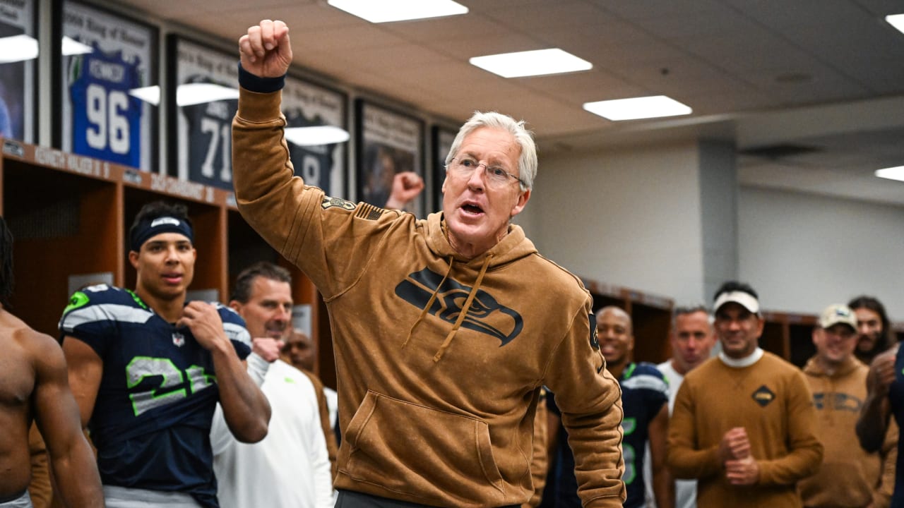 Pete Carroll's Locker Room Speech Following Win Over Commanders ...