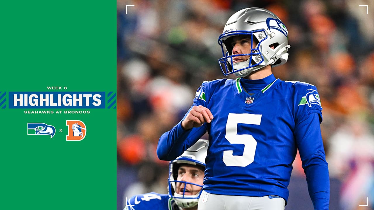 Jason Myers Connects On A 55-Yard FG Highlight - 2026 Week 6 Seahawks ...