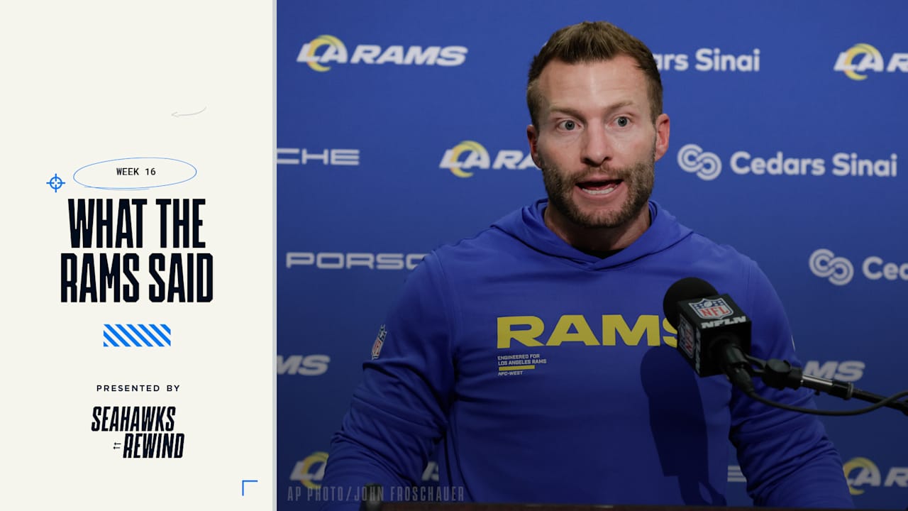 What The Rams Said Following Their 38-37 Loss At The Seahawks