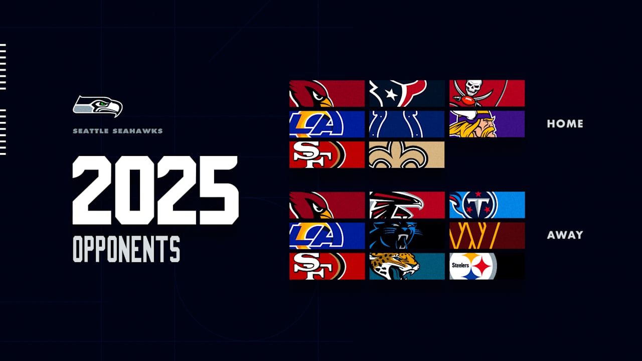 Seahawks 2025 NFL Schedule Opponents Announced! BVM Sports