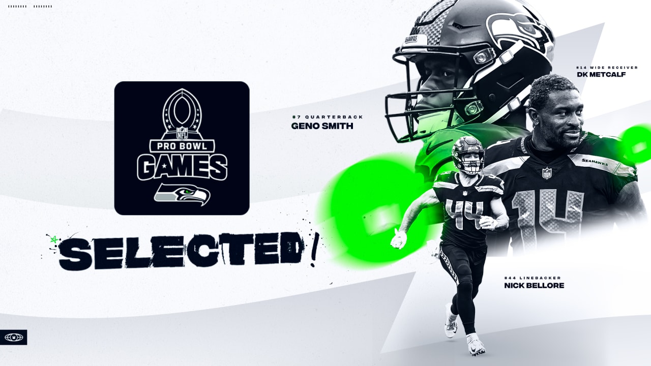 DK Metcalf, Geno Smith & Nick Bellore Named To 2024 Pro Bowl Games