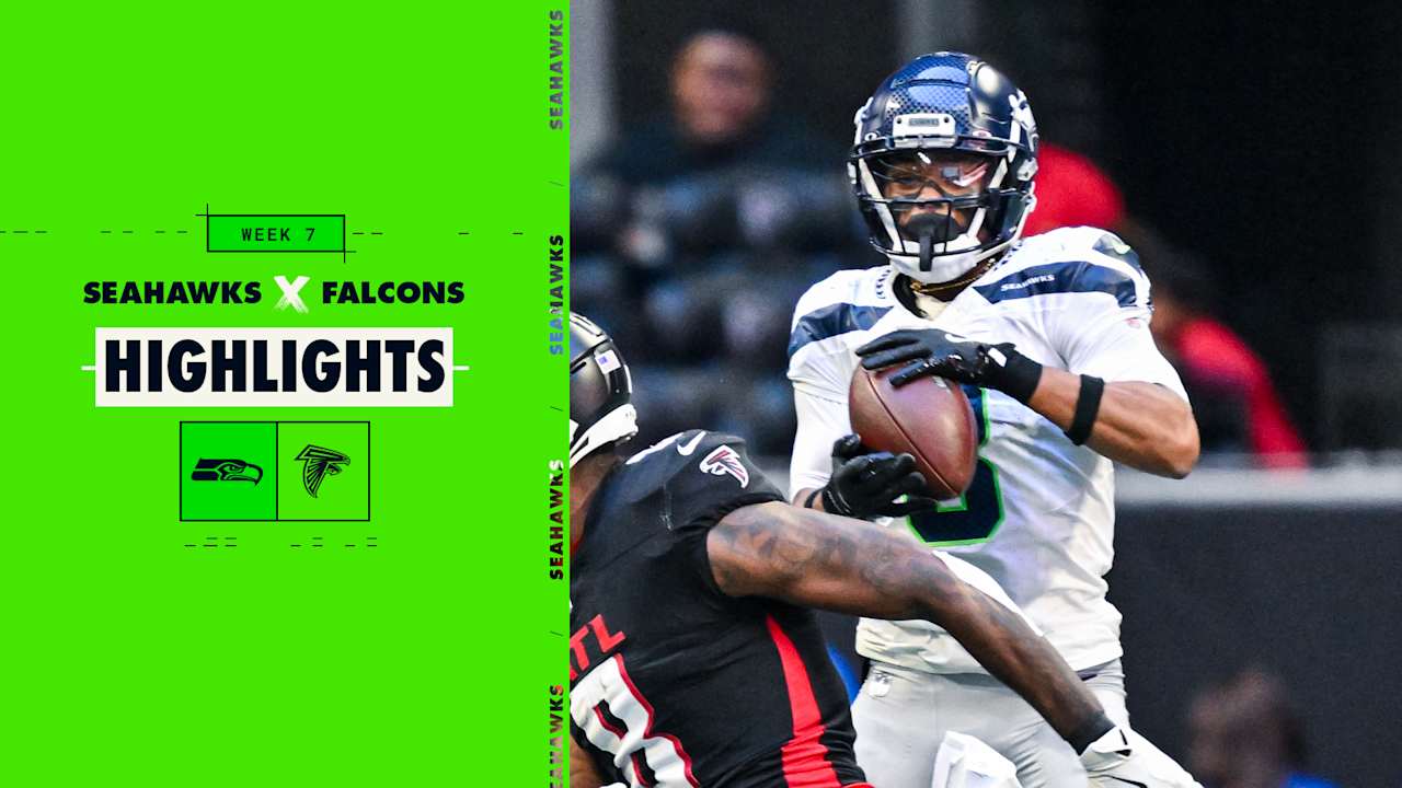 Coby Bryant Intercepts Kirk Cousins Highlight - 2024 Week 7 Seahawks at ...