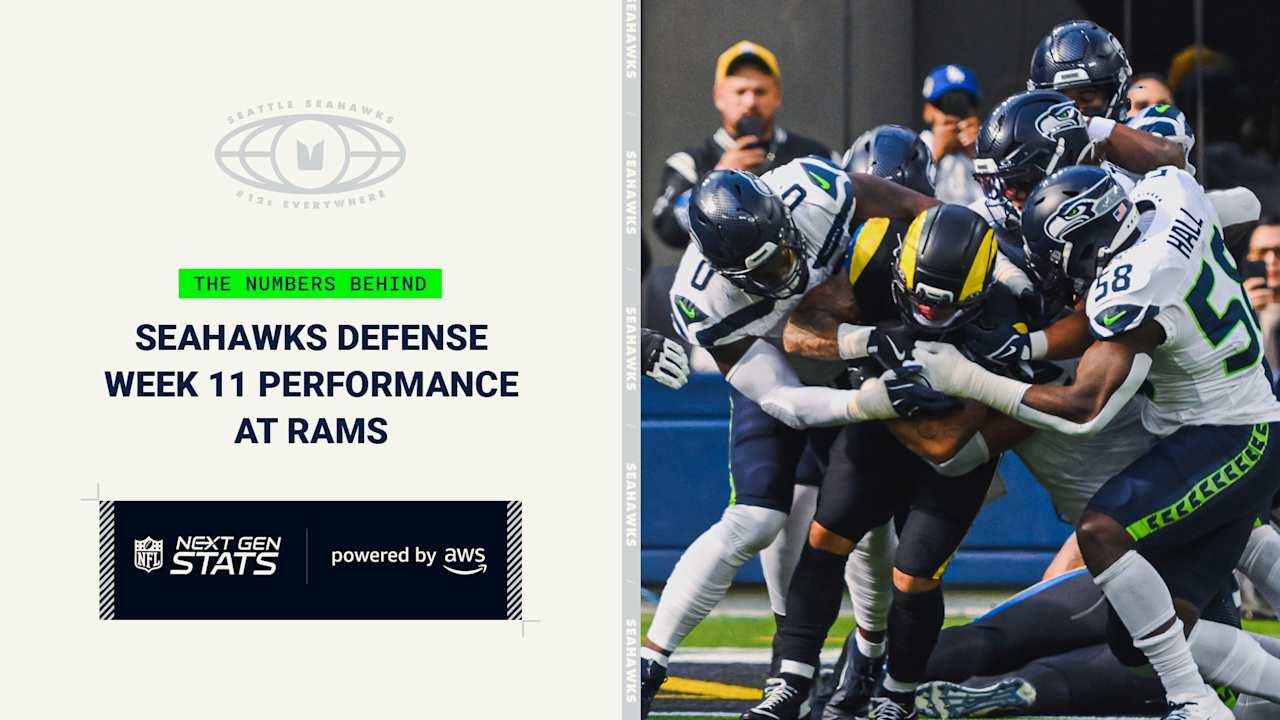 Seahawks Next Gen Stat Of The Week: Defense Holds Up Against Rams Big ...