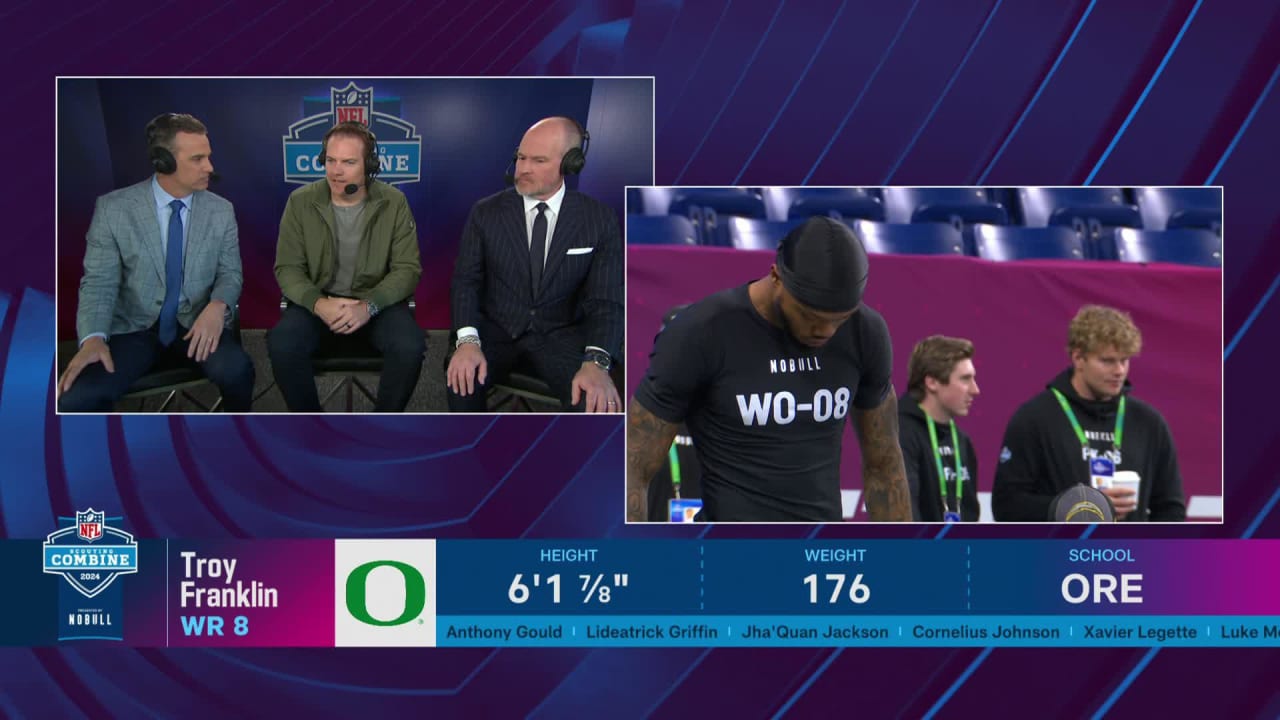 Oregon Wide Receiver Troy Franklin Runs Official 4.41Second 40Yard