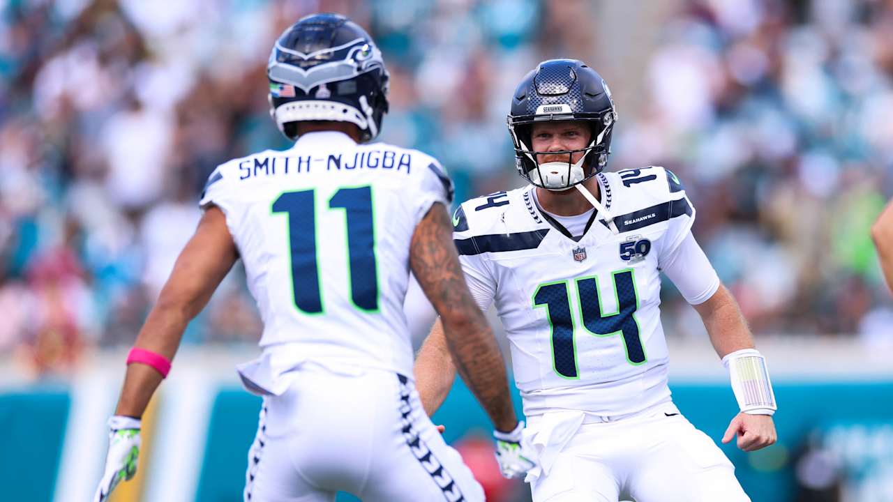 Sam Darnold & Jaxon Smith-Njigba 'Just Keep Connecting' As Seahawks Win In  Jacksonville