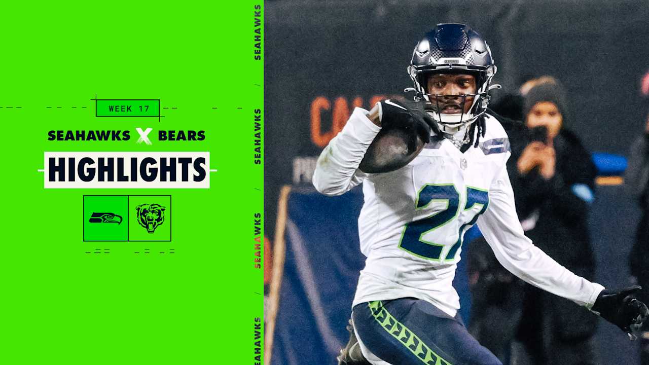 2024 Week 17 Seahawks at Bears Game Highlights