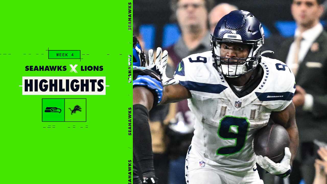 Walker III Highlights 2024 Week 4 Seahawks at Lions