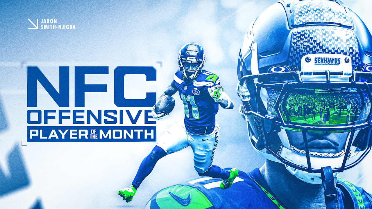 Image for Jaxon Smith-Njigba Named NFC Offensive Player Of The Month