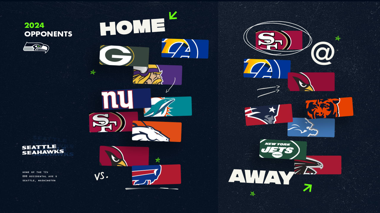 Seahawks 2024 Opponents Set