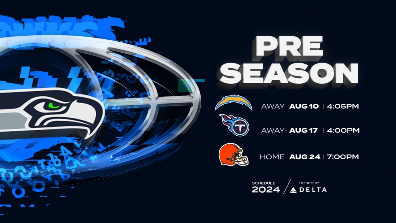 Seahawks Finalize 2025 Preseason Schedule