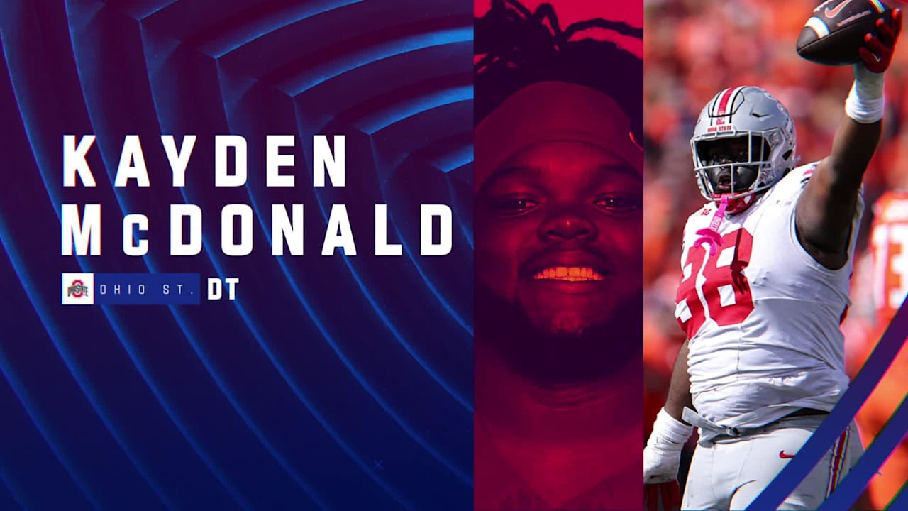 Ohio State Defensive Tackle Kayden McDonald's 2026 NFL Scouting Combine ...