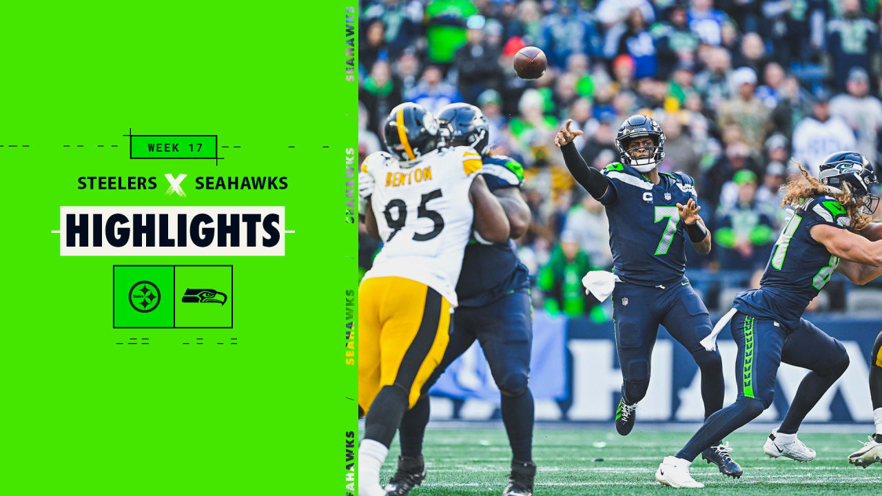 2023 Week 17 Seahawks vs. Steelers Full Highlights