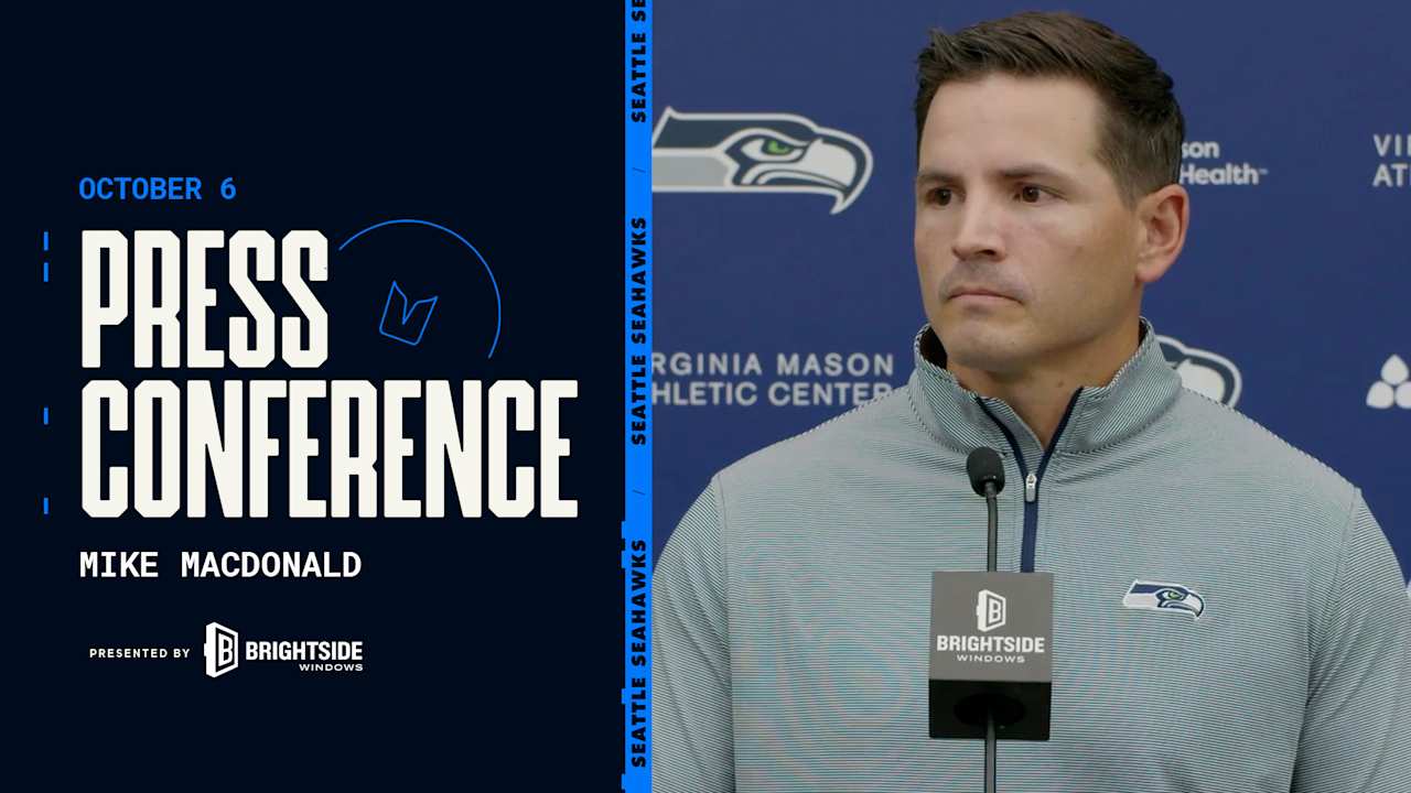 Head Coach Mike Macdonald Recaps Week 5, Gives Updates On Injured Players
