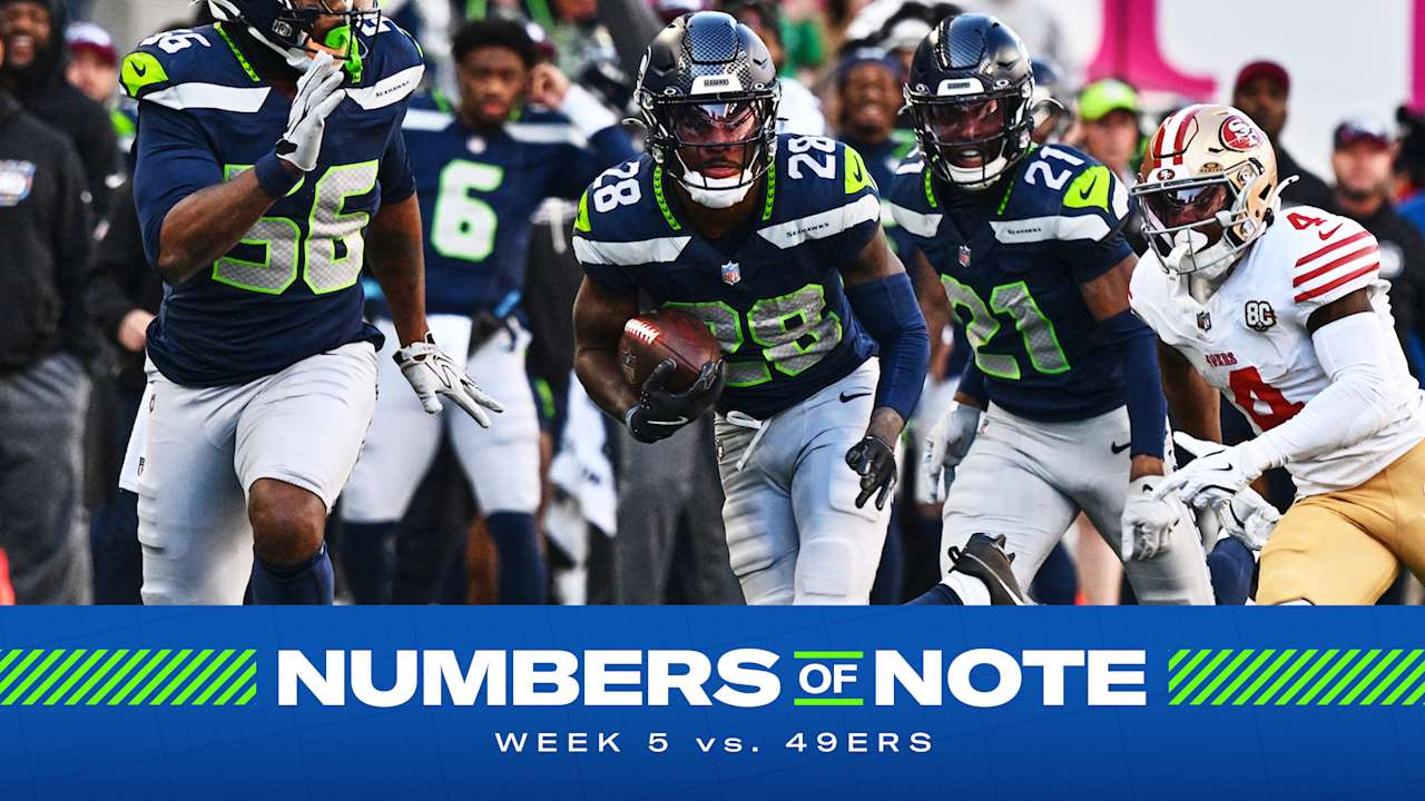 12 Numbers Of Note From The Seahawks’ Week 5 Loss To The 49ers