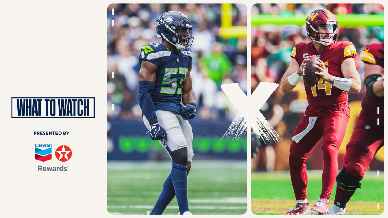 What To Watch 2023 Week 10 Seahawks vs. Commanders