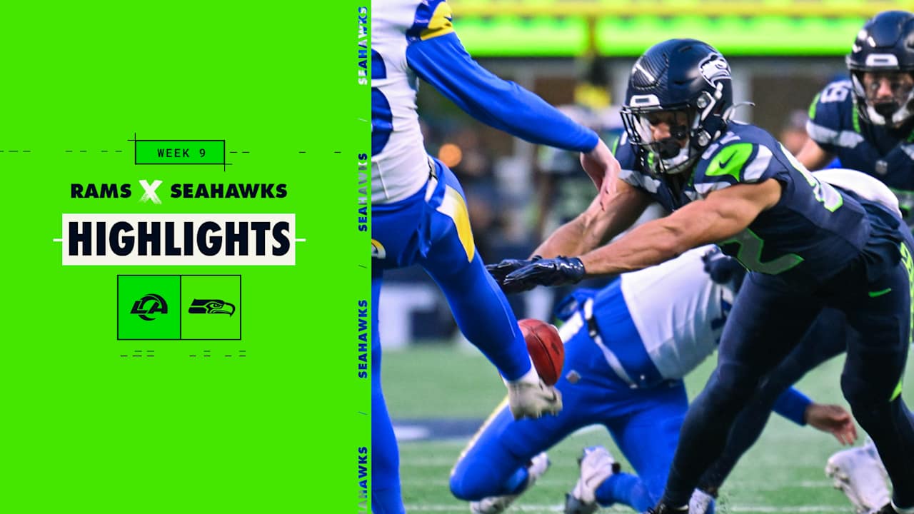 Cody White Blocks Punt Highlight - 2024 Week 9 Seahawks vs. Rams