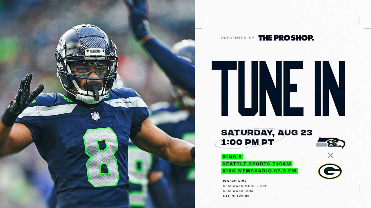 Seahawks at Packers - How To Watch, Listen And Follow Preseason Week 3 On Saturday, August 23