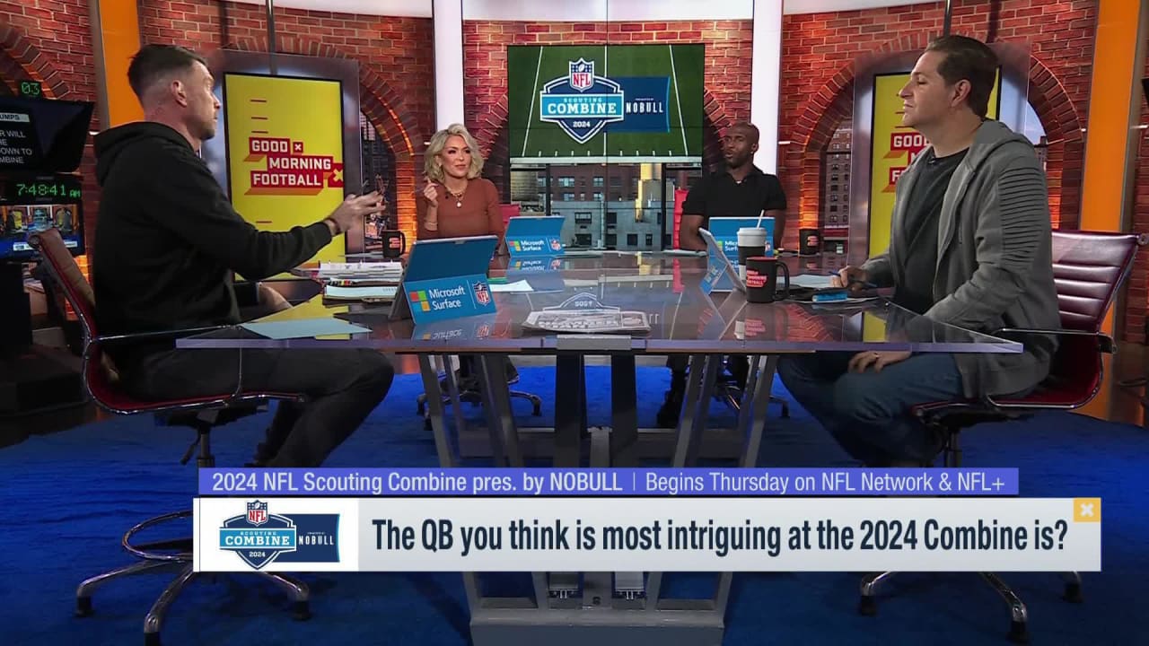 Which QB Do You Think Is Most Intriguing At The 2024 NFL Combine? 'GMFB'