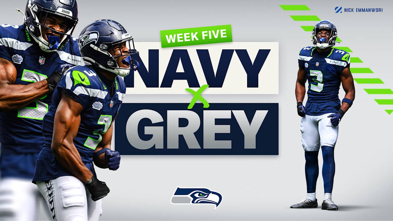 Seahawks To Wear Their College Navy And Wolf Grey Uniform Combination ...