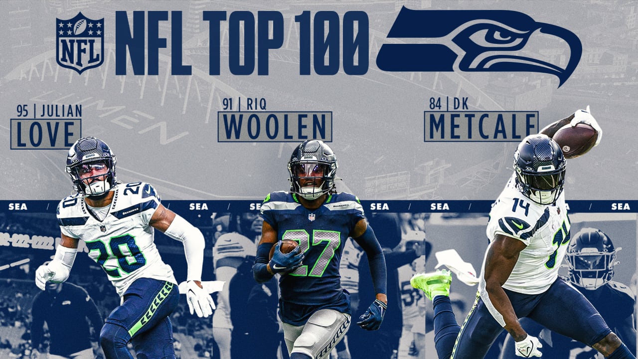 DK Metcalf, Riq Woolen & Julian Love Unveiled On NFL Top 100 Players of 2024