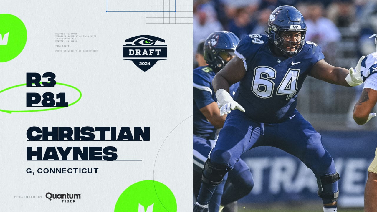 Seahawks Select Guard Christian Haynes With 81st Overall Pick