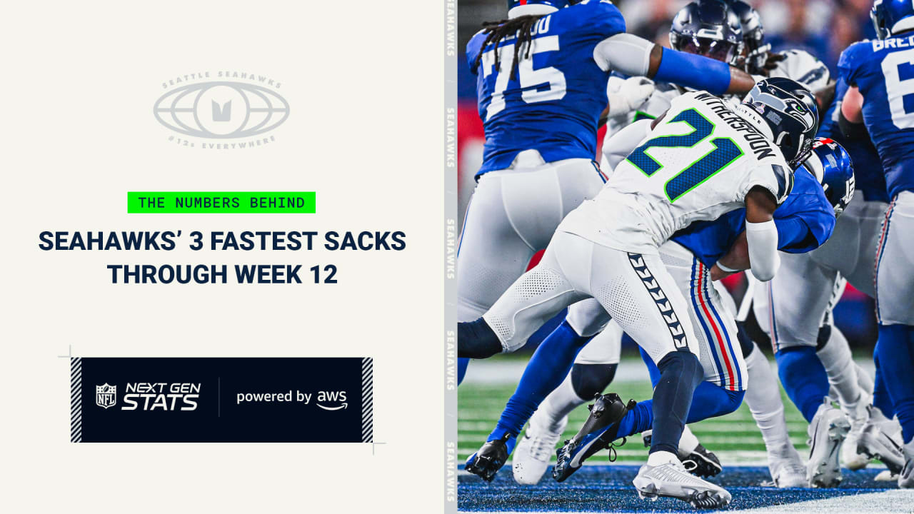 Next Gen Stats Seahawks' 3 Fastest Sacks Through Week 12